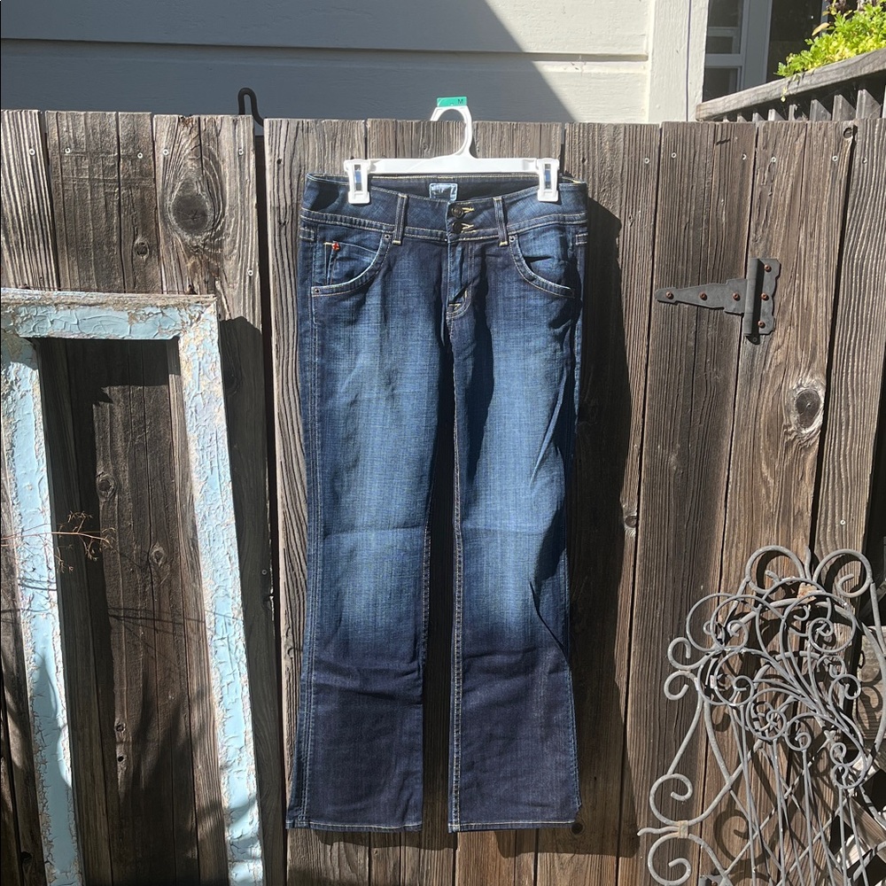 Hudson Jeans Dark Blue Straight Leg Denim